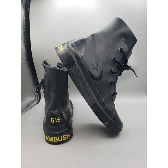 Converse X Ambush Pro Leather Hi 167278C Black/Yellow Mens 6.5 Womens 8 main image 13